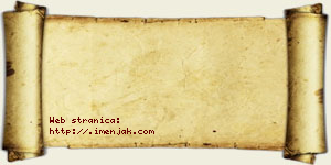 Janoš Dubovac vizit kartica